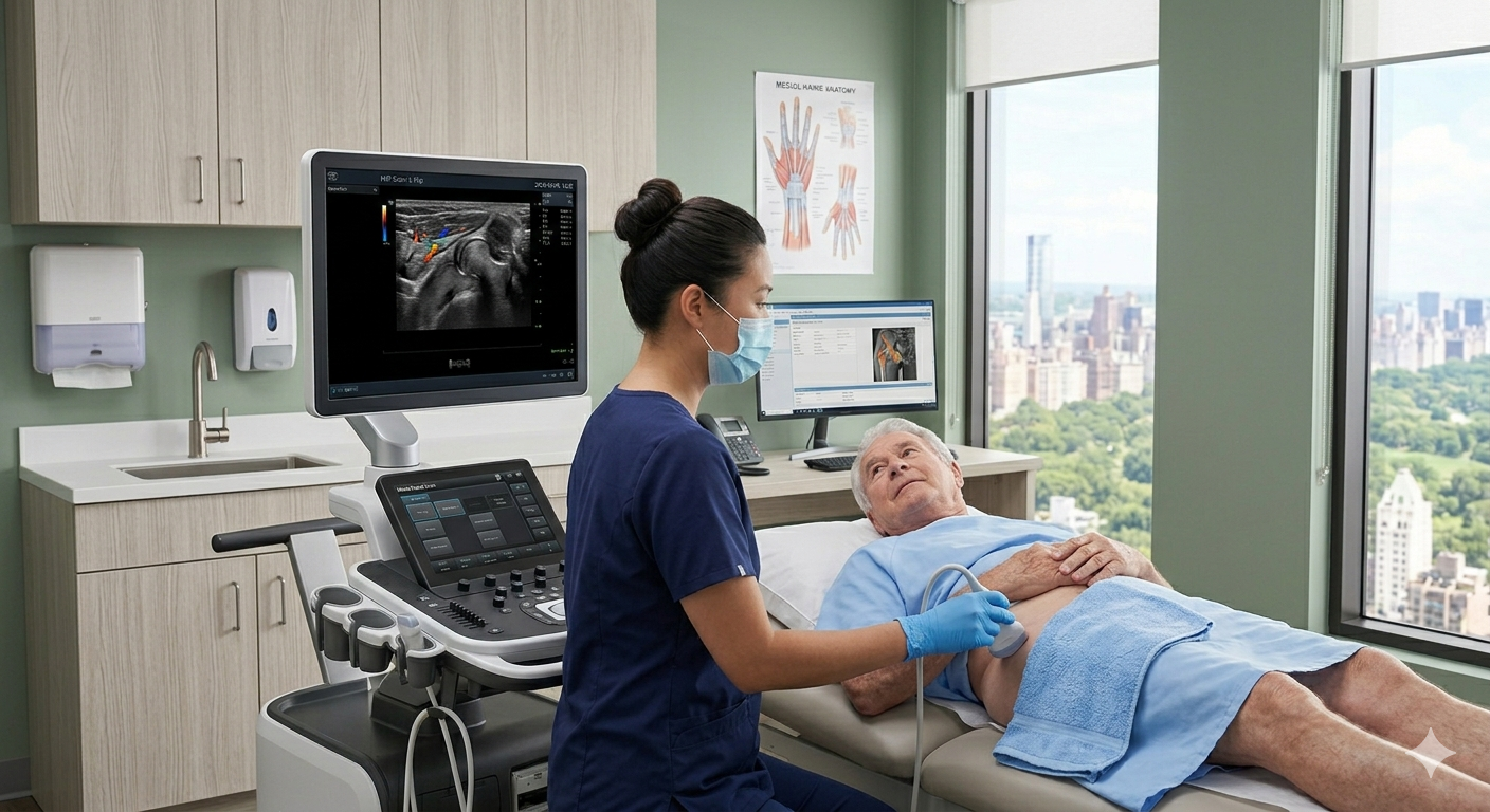 Hip Ultrasound Examination