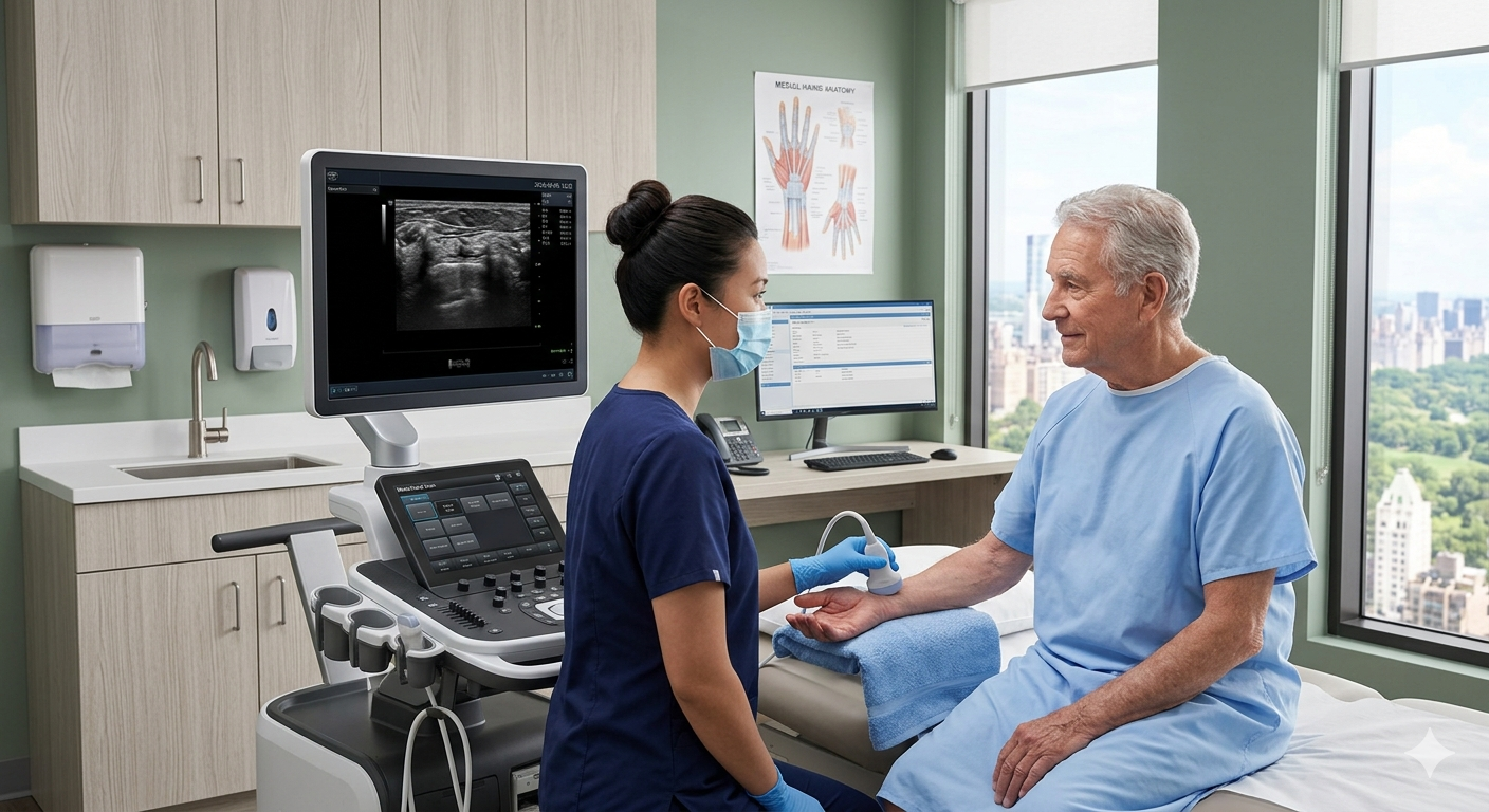 Wrist Ultrasound Examination